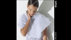 BALOSSA White Shirt - Indra Kaffemanaite stylist - the perfection of asymmetry - SS 2018